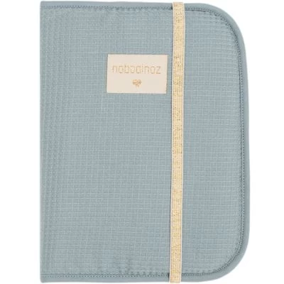 Protège Carnet De Santé Nid D'abeille Poema Stone Blue 1 Protège Carnet De Santé Nid D'abeille Poema Stone Blue