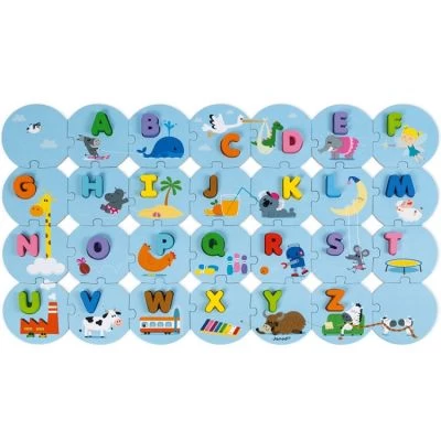 Janod Puzzle à Encastrer J’apprends L'alphabet 3 Janod Puzzle à Encastrer J’apprends L'alphabet – Image 3