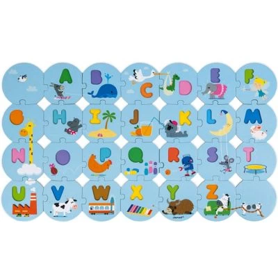 Janod Puzzle à Encastrer J’apprends L'alphabet 4 Janod Puzzle à Encastrer J’apprends L'alphabet – Image 4