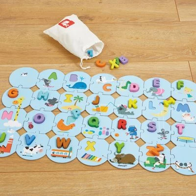 Janod Puzzle à Encastrer J’apprends L'alphabet 5 Janod Puzzle à Encastrer J’apprends L'alphabet – Image 5