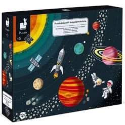 Janod Puzzle éducatif Le Système Solaire (100 Pièces) -Djeco Magasin puzzle educatif le systeme solaire 100 pieces 3