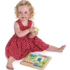 Tender Leaf Puzzle En Bois Jardin -Djeco Magasin puzzle en bois jardin 3