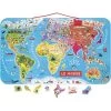 Janod Puzzle Mural Magnétique Le Monde