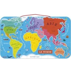 Janod Puzzle Mural Magnétique Le Monde 8 Janod Puzzle Mural Magnétique Le Monde -Djeco Magasin puzzle mural magnetique le monde 3