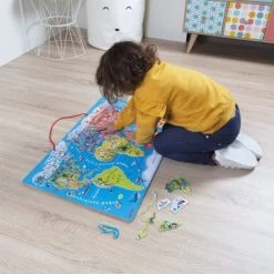 Janod Puzzle Mural Magnétique Le Monde 10 Janod Puzzle Mural Magnétique Le Monde -Djeco Magasin puzzle mural magnetique le monde 5