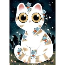Djeco Puzzle Phosphorescent Wizzy Chats Câlins (50 Pièces) -Djeco Magasin puzzle phosphorescent wizzy chats calins 50 pieces 3