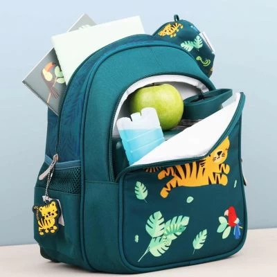 A Little Lovely Company Sac à Dos Avec Poche Isotherme Tigre 2 A Little Lovely Company Sac à Dos Avec Poche Isotherme Tigre – Image 2