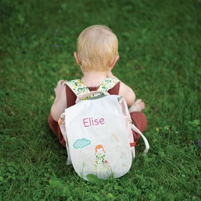 Sac à Dos La Fille Et Le Lapin (personnalisable) 2 Sac à Dos La Fille Et Le Lapin (personnalisable) – Image 2