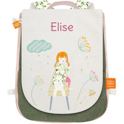 Sac à Dos La Fille Et Le Lapin (personnalisable) 3 Sac à Dos La Fille Et Le Lapin (personnalisable) – Image 3