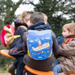 Sac à Dos Lapin Voltige (personnalisable) -Djeco Magasin sac a dos lapin voltige personnalisable 4