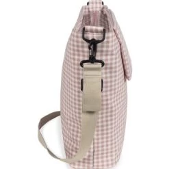 Sac à Langer à Bandoulière I Love Vichy Rose 10 Sac à Langer à Bandoulière I Love Vichy Rose -Djeco Magasin sac a langer a bandouliere i love vichy rose 4