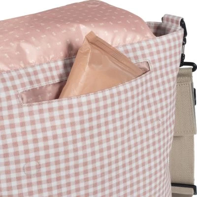 Sac à Langer à Bandoulière I Love Vichy Rose 6 Sac à Langer à Bandoulière I Love Vichy Rose – Image 6