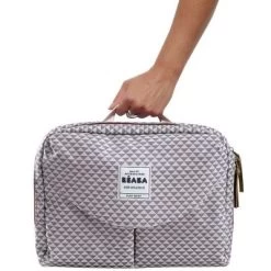 Beaba Sac à Langer Genève II Play Print Gris Et Corail -Djeco Magasin sac a langer geneve ii play print gris et corail 5