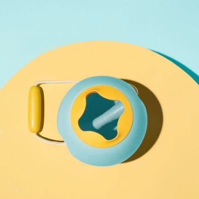 Quut Seau Rond Mini Ballo Bleu Et Jaune Banane (1,7 L) 2 Quut Seau Rond Mini Ballo Bleu Et Jaune Banane (1,7 L) – Image 2