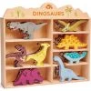 Tender Leaf Set Animaux En Bois Dinosaures