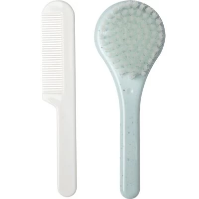 Set De Coiffure Brosse Et Peigne Speckles Mint Vert D'eau 1 Set De Coiffure Brosse Et Peigne Speckles Mint Vert D'eau