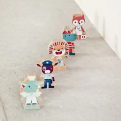 Lilliputiens Set De Jeu En Bois Des Super Métiers -Djeco Magasin set de jeu en bois des super metiers 3