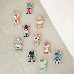 Lilliputiens Set De Jeu En Bois Des Super Métiers -Djeco Magasin set de jeu en bois des super metiers 7