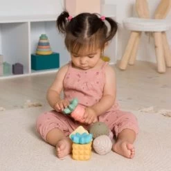 Set Sensory Fruits & Légumes à Emboîter 5 Set Sensory Fruits & Légumes à Emboîter -Djeco Magasin set sensory fruits legumes a emboiter 3