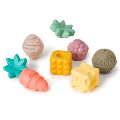 Set Sensory Fruits & Légumes à Emboîter 1 Set Sensory Fruits & Légumes à Emboîter