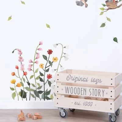 Stickers Fleurs Queyran (64 X 55 Cm) 2 Stickers Fleurs Queyran (64 X 55 Cm) – Image 2