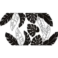 Stickers Muraux Feuilles Tropicales (48 X 85 Cm)