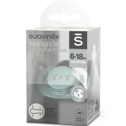 Suavinex Sucette Symétrique SXPro Bonhomia Vert D'eau (6-18 Mois) 6 Suavinex Sucette Symétrique SXPro Bonhomia Vert D'eau (6-18 Mois) -Djeco Magasin sucette symetrique sxpro bonhomia vert d eau 6 18 mois 3