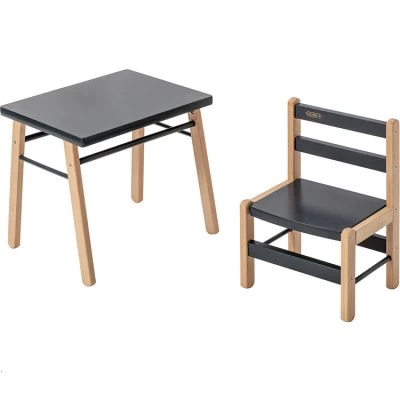 Table D'enfant En Bois Gabriel Hybride Anthracite (50 X 40 Cm) 7 Table D'enfant En Bois Gabriel Hybride Anthracite (50 X 40 Cm) – Image 7