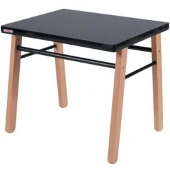 Table Enfant En Bois Gabriel Hybride Laquée Noir