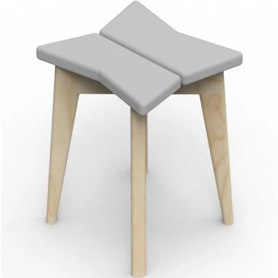 Tabouret Enfant Madavin Avec Pieds En Bouleau (coloris Au Choix) 6 Tabouret Enfant Madavin Avec Pieds En Bouleau (coloris Au Choix) – Image 6