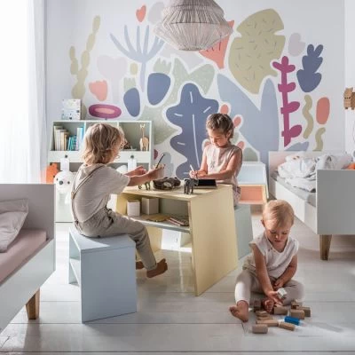 VOX Tabouret Enfant Tuli Blanc/bleu 2 VOX Tabouret Enfant Tuli Blanc/bleu – Image 2