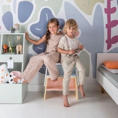 VOX Tabouret Enfant Tuli Blanc/bleu 3 VOX Tabouret Enfant Tuli Blanc/bleu – Image 3