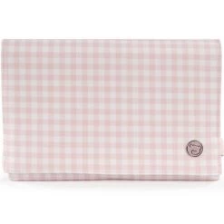 Pasito A Pasito Tapis à Langer Together Vichy Rose Et Blanc