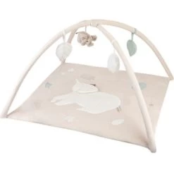 TARTINE ET CHOCOLAT Tapis D'éveil Avec Arches éléphant Beige (80 X 80 Cm)