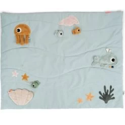 Done By Deer Tapis D'éveil Sensoriel Sea Friends Multicolore