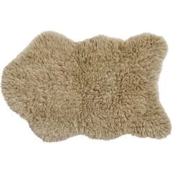 Lorena Canals Tapis En Laine Woolly Sheep Beige (110 X 75 Cm)