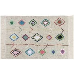 Lorena Canals Tapis Lavable Kaarol Sur Fond écru (140 X 200 Cm)