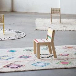 Lorena Canals Tapis Lavable Kaarol Sur Fond écru (140 X 200 Cm) -Djeco Magasin tapis lavable kaarol sur fond ecru 140 x 200 cm 3