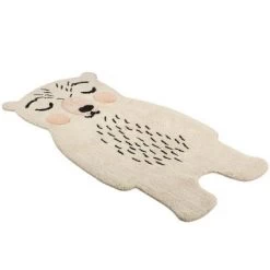 Tapis Lavable Ours Odino (60 X 110 Cm) -Djeco Magasin tapis lavable ours odino 60 x 110 cm 3