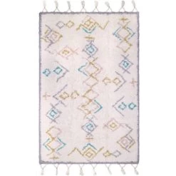 Tapis Lavable Rectangulaire Ethnique Milko (100 X 160 Cm)