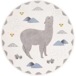 Tapis Rond Andino Lama (135 Cm)