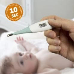 Alecto Thermomètre Digital Bébé Vert -Djeco Magasin thermometre digital bebe vert 3