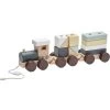 Kid's Concept Train Blocs De Construction Avec Cubes Naturel