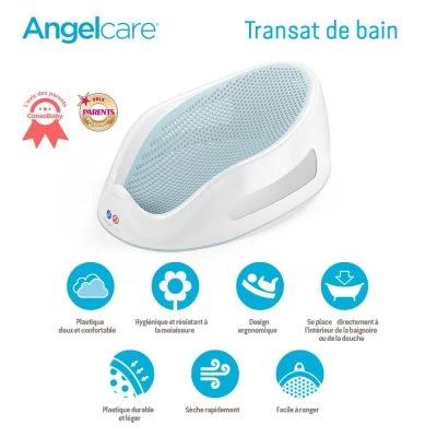 Angelcare Transat De Bain Bleu Clair 7 Angelcare Transat De Bain Bleu Clair – Image 7