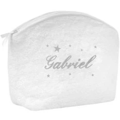 Trousse De Toilette étoile Gris (personnalisable)