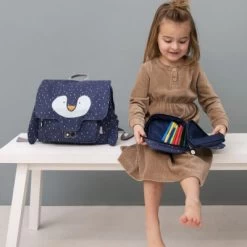 Trixie Trousse Rectangulaire Mr. Penguin 7 Trixie Trousse Rectangulaire Mr. Penguin -Djeco Magasin trousse rectangulaire mr penguin 3