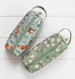 A Little Lovely Company Trousse Scolaire Fleurs Sauge -Djeco Magasin trousse scolaire fleurs sauge 5