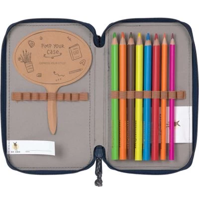 LÄSSIG Trousse Scolaire Triple Unique Lettres Verte 2 LÄSSIG Trousse Scolaire Triple Unique Lettres Verte – Image 2