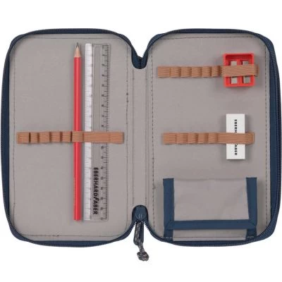 LÄSSIG Trousse Scolaire Triple Unique Lettres Verte 3 LÄSSIG Trousse Scolaire Triple Unique Lettres Verte – Image 3