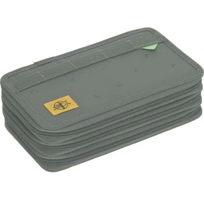 LÄSSIG Trousse Scolaire Triple Unique Lettres Verte 1 LÄSSIG Trousse Scolaire Triple Unique Lettres Verte